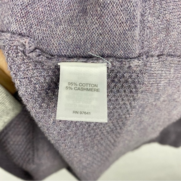 J. Jill Pure Jill Kimono Sweater Size XS Relax Boxy Fit Cashmere Cotton Blend - Picture 5 of 6